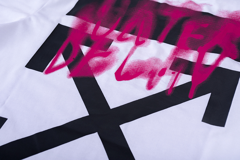 Футболка Off White Vintage Graffiti "White" фото № 3