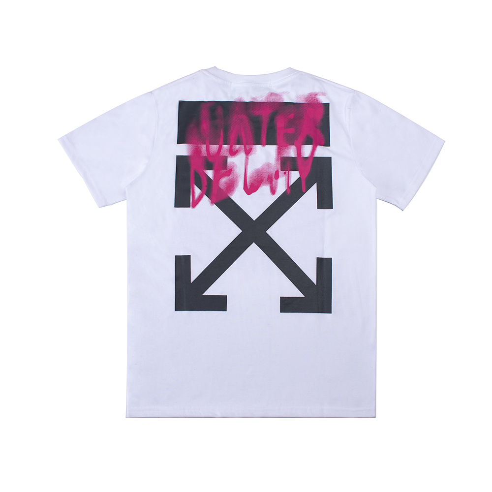 Футболка Off White Vintage Graffiti "White" фото № 4