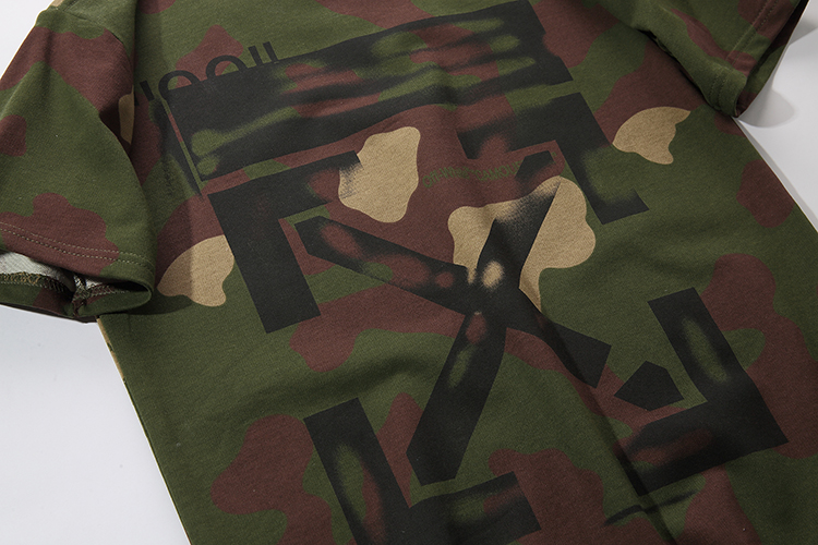 Футболка Off White Camo Impressionism "Camouflauge" фото № 5