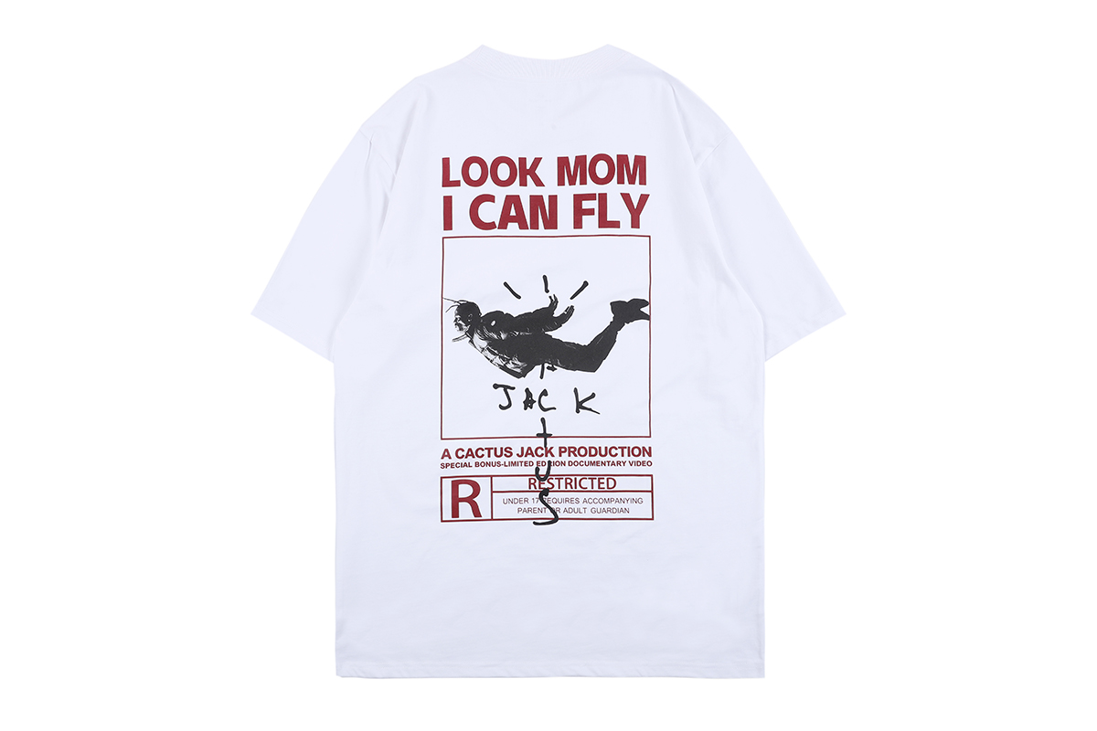 Футболка Oversize Travis Scott Look Mom "White" фото № 2