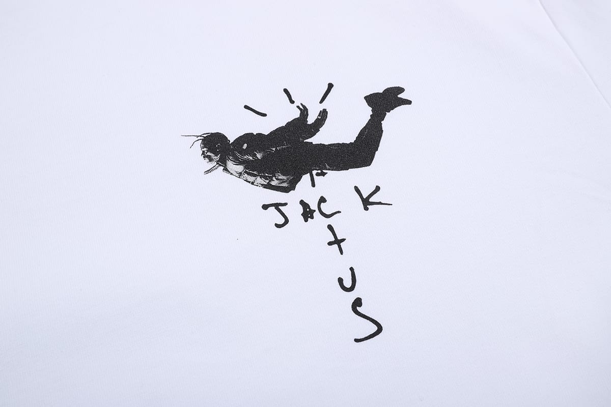 Футболка Oversize Travis Scott Look Mom "White" фото № 4