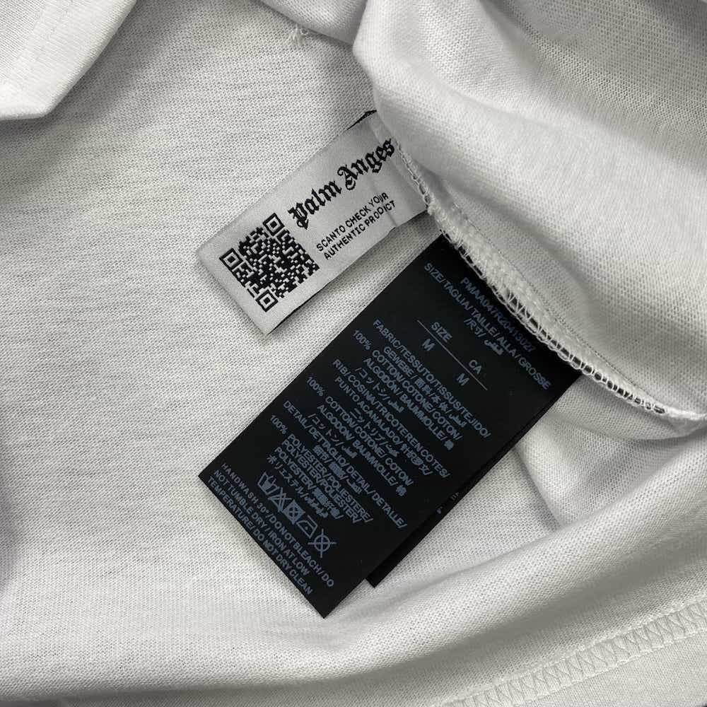 Футболка Palm Angels Bear Skeleton "White" фото № 7