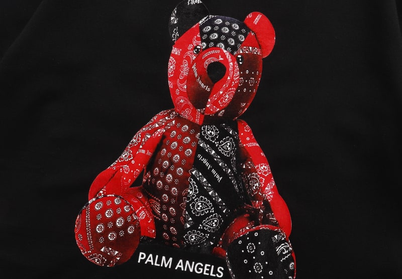 Футболка Palm Angels Patch Bear "Black" фото № 4