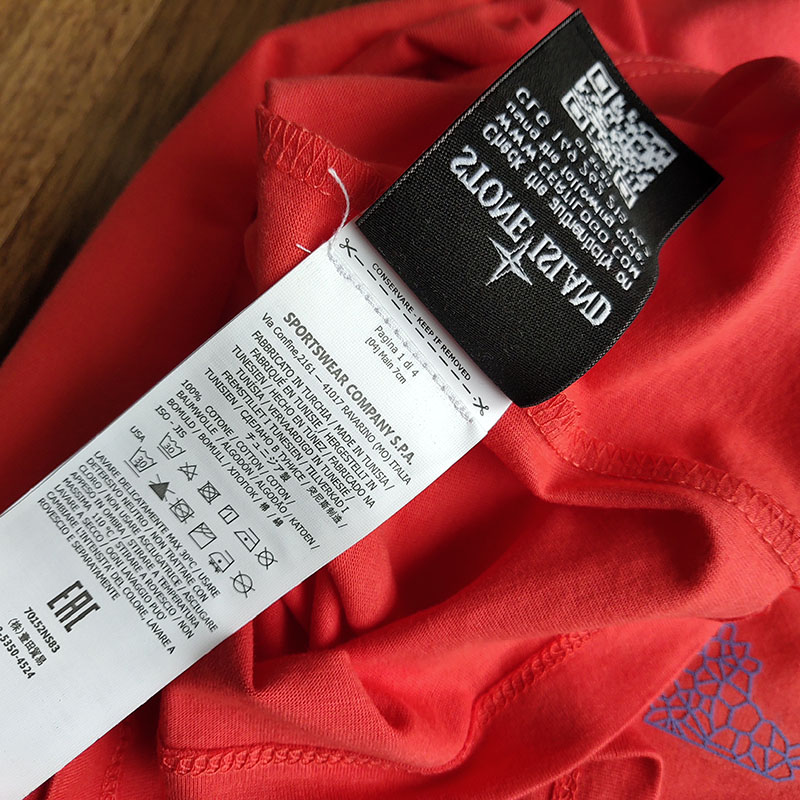 Футболка Stone Island GRAPHIC ONE "Red" фото № 5