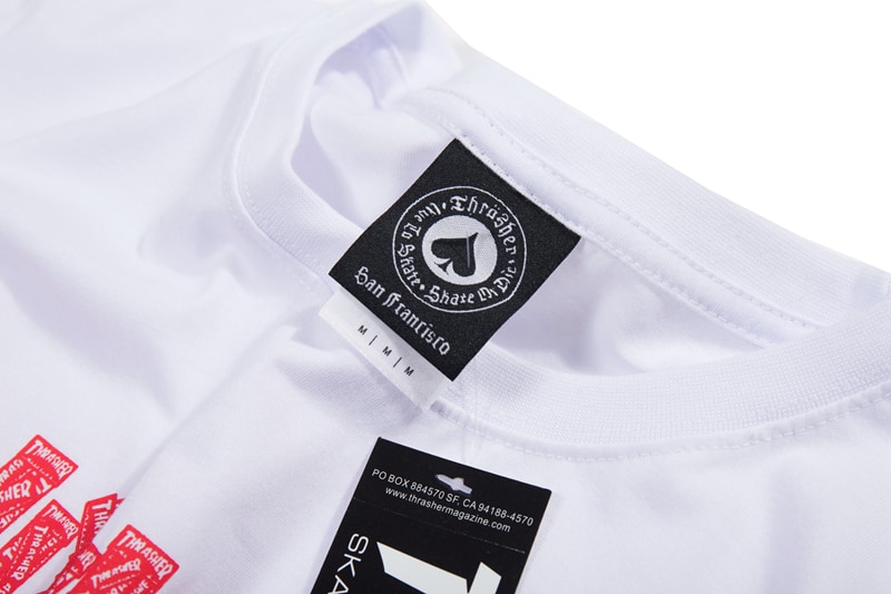 Футболка Thrasher Red Logo "White" фото № 6