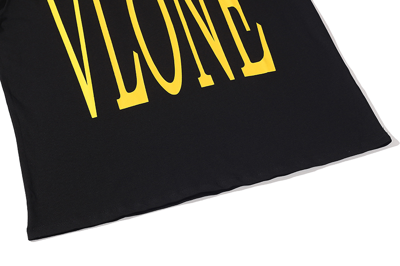 Футболка Vlone Logo "Black Yellow" фото № 4