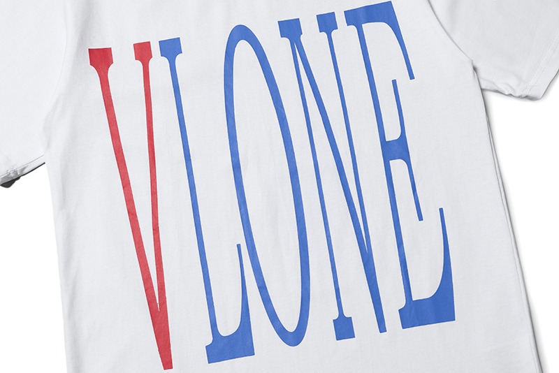 Футболка Vlone Logo "White/V Red" фото № 3