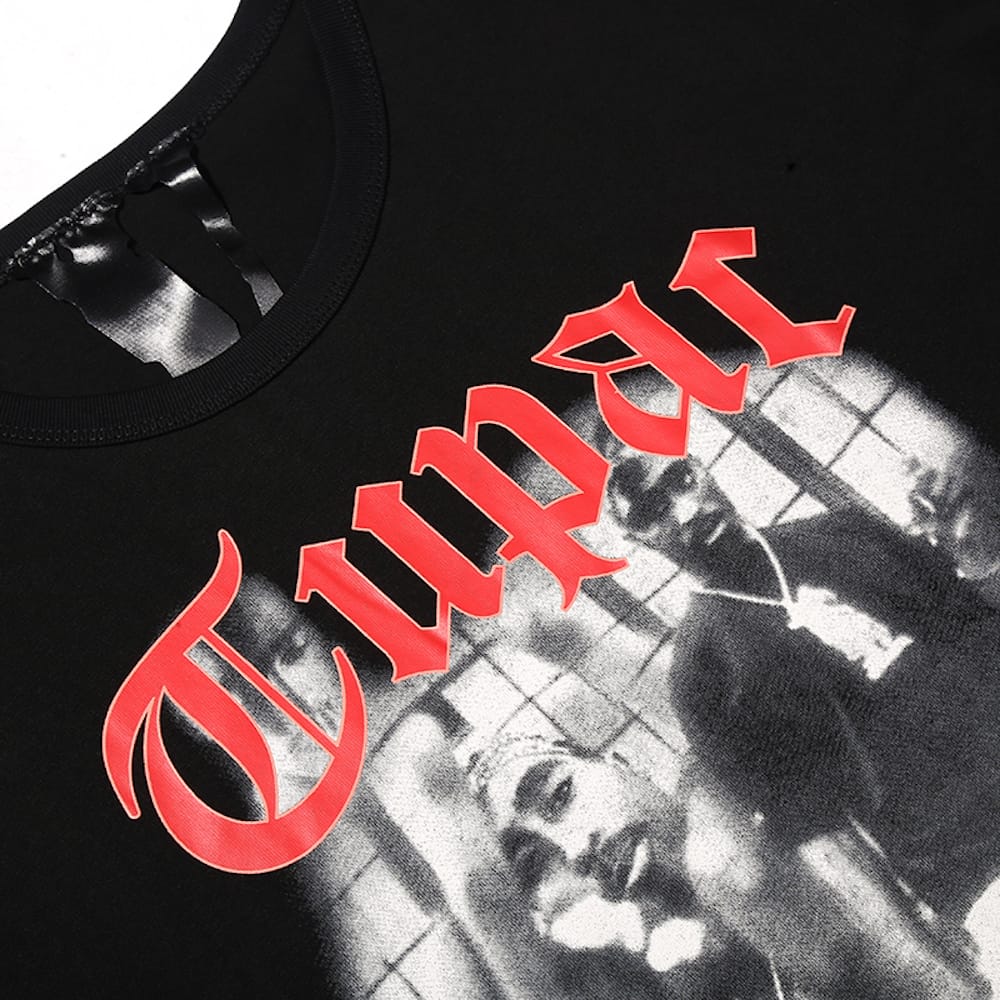 Футболка Vlone Tupac "Black" фото № 2
