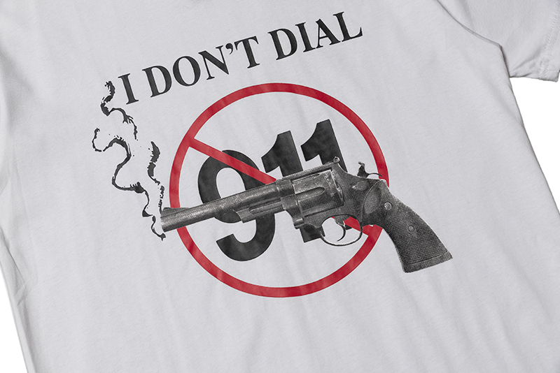 Футболка Vlone I DON’T DIAL "White" фото № 3