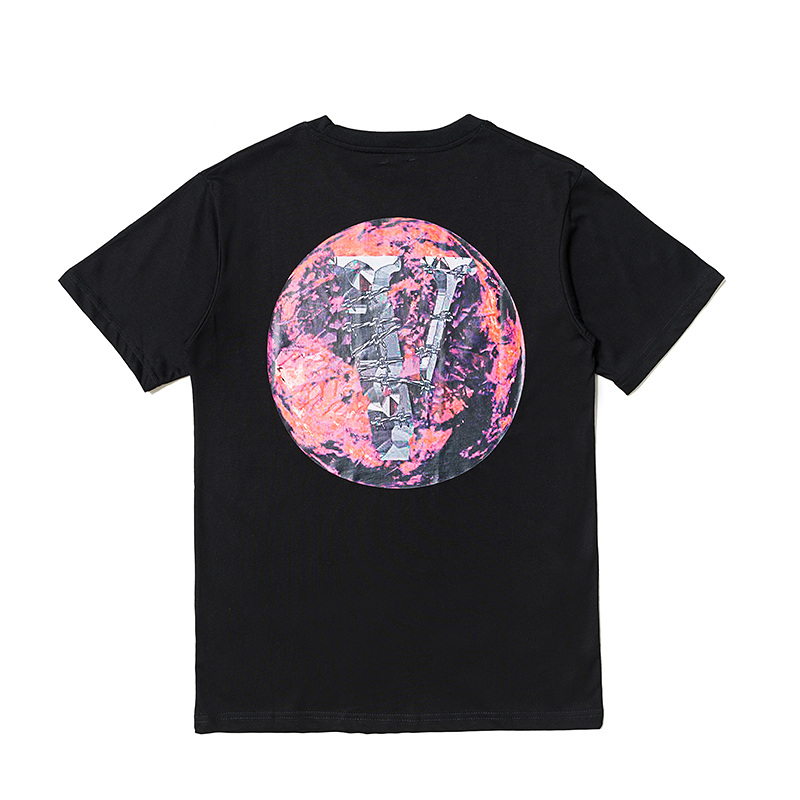 Футболка Vlone V Planet "Black" фото № 6