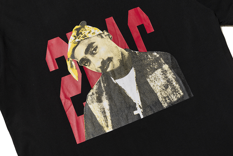 Футболка Vlone Tupac Shakur 4EVER "Black" фото № 3
