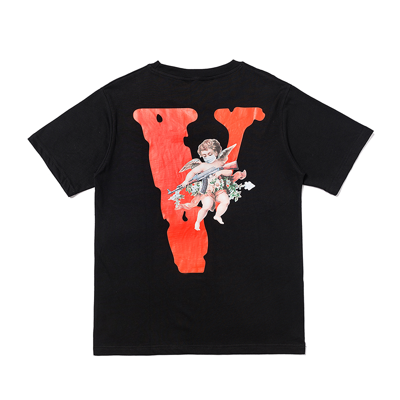 Футболка VLONE Friends Cupid "Black" фото № 2