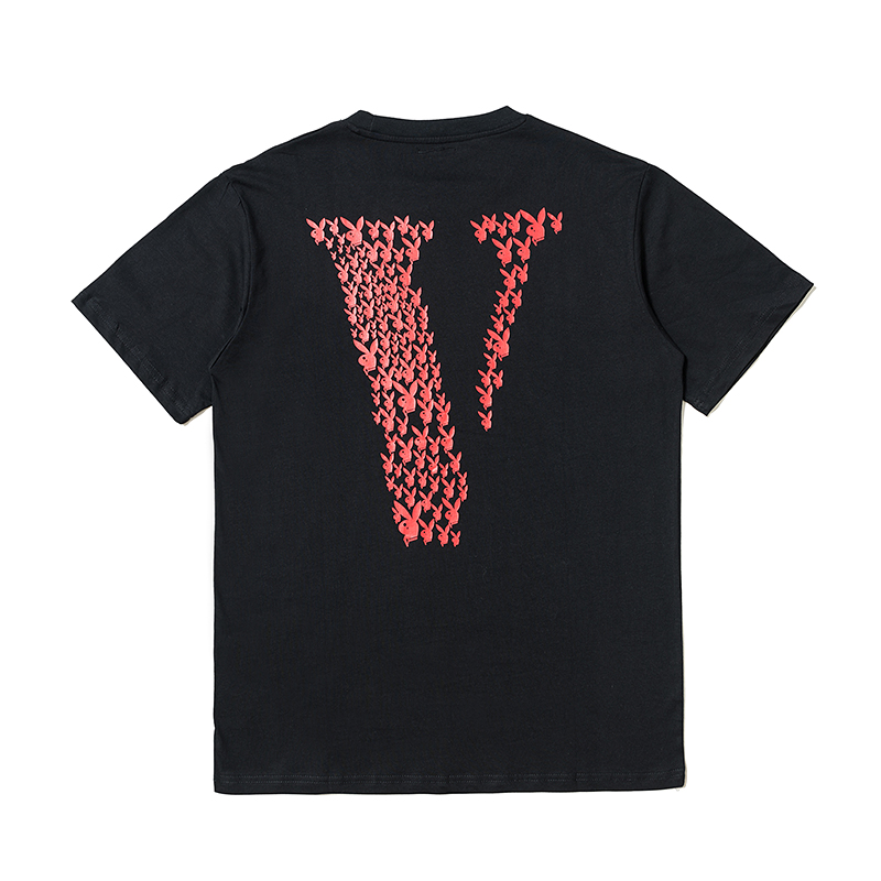 Футболка VLONE Red Rabbit "Black" фото № 2