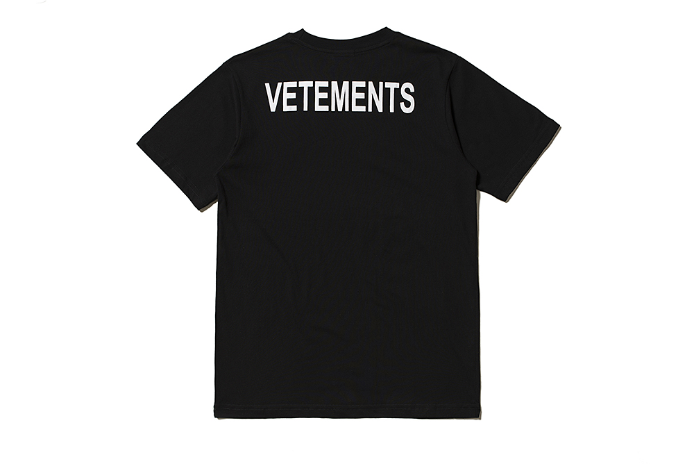 Футболка Vetements Gold Staff "Black" фото № 2
