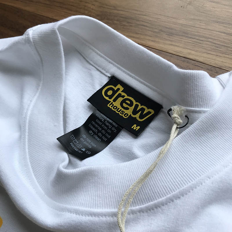 Лонгслив Drew Big smiley "White" фото № 5