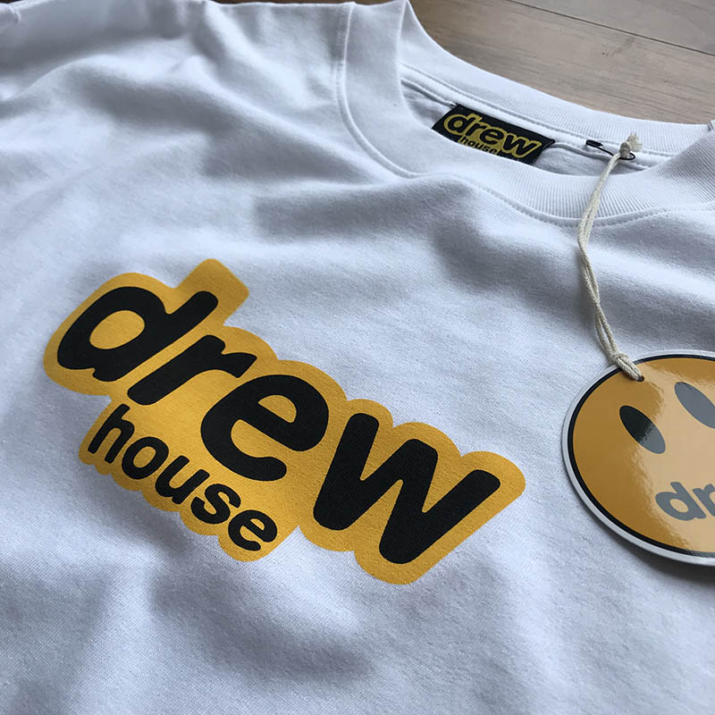 Лонгслив Drew Big smiley "White" фото № 6