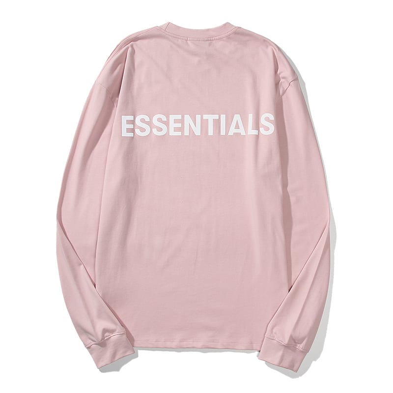 Лонгслив Fear Of God Essentials Reflective Daily "Pink" фото № 2