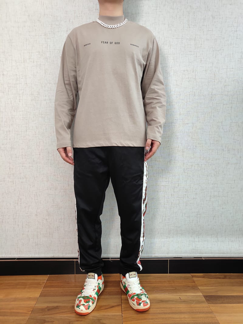 Лонгслив Fear Of God Rituals "Gray" фото № 4