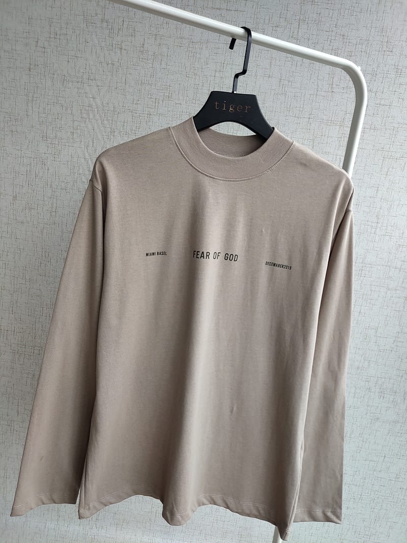 Лонгслив Fear Of God Rituals "Gray" фото № 8