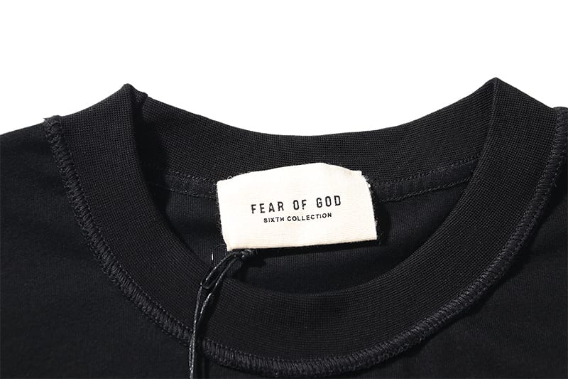 Лонгслив Fear Of God Big FG "Black" фото № 7