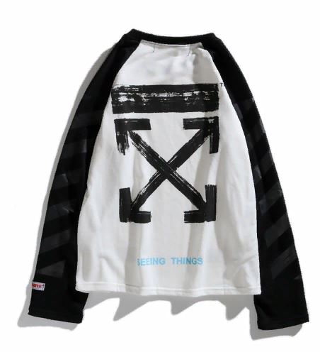 Лонгслив OFF WHITE Seeing Black Things "White" фото № 2