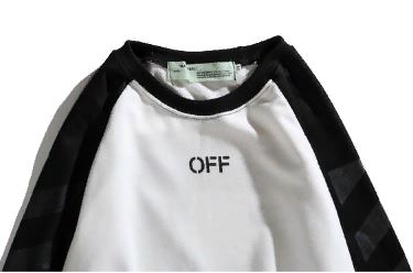 Лонгслив OFF WHITE Seeing Black Things "White" фото № 3