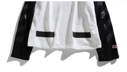 Лонгслив OFF WHITE Seeing Black Things "White" фото № 4