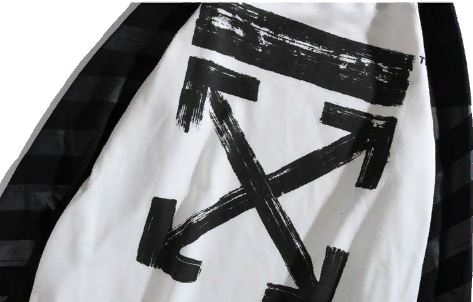 Лонгслив OFF WHITE Seeing Black Things "White" фото № 5