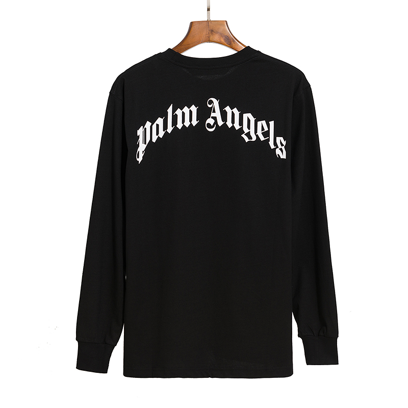 Лонгслив Palm Angels Docked Crocodile Print "Black" фото № 2