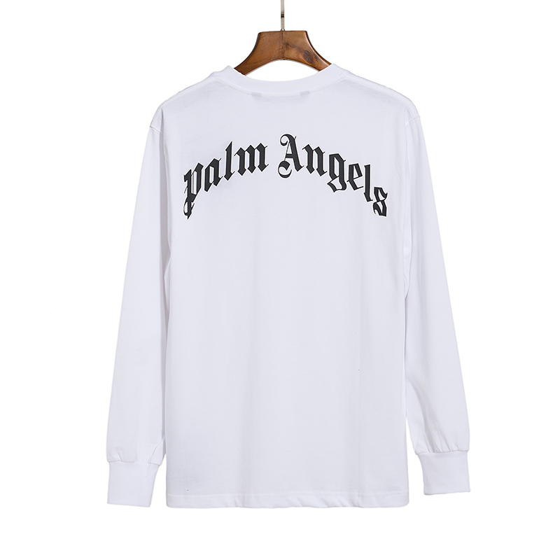 Лонгслив Palm Angels Docked Crocodile Print "White" фото № 2