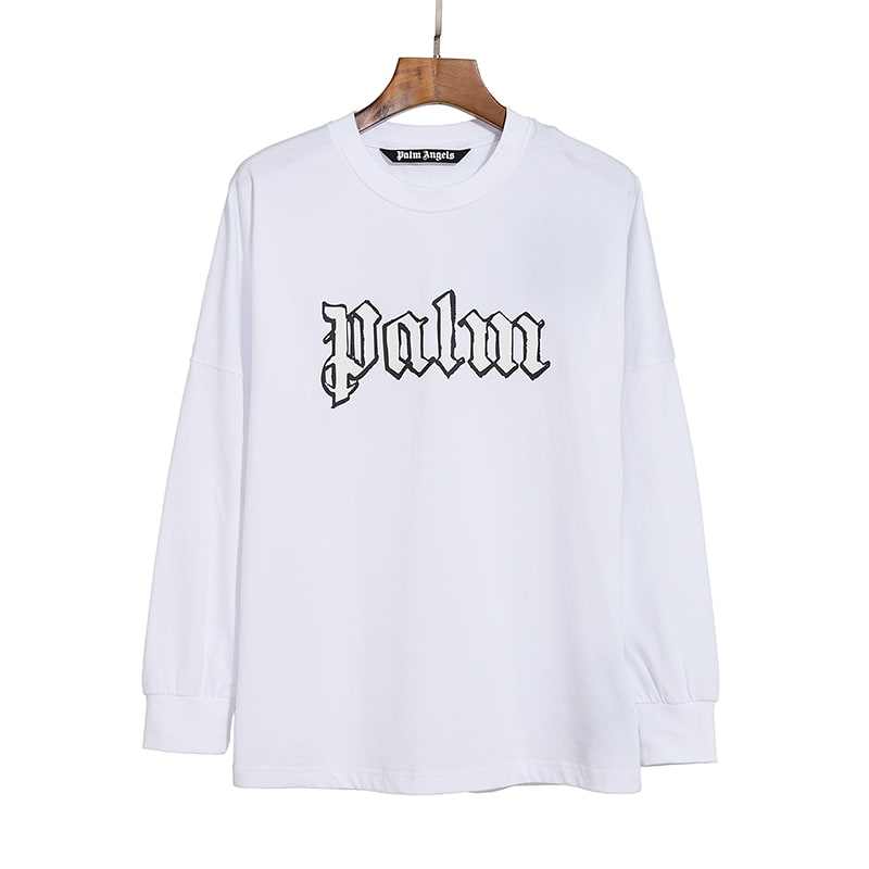 Лонгслив Palm Angels Big Brand "White" фото № 2