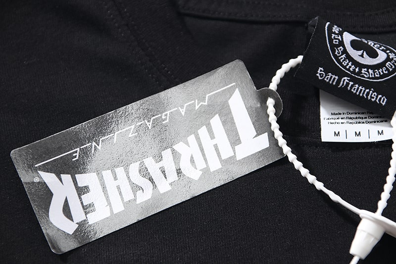 Лонгслив Thrasher Magazine White Fire "Black" фото № 4