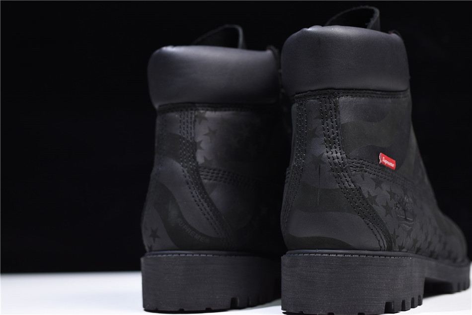 Ботинки Supreme x Timberland "Black" фото № 6