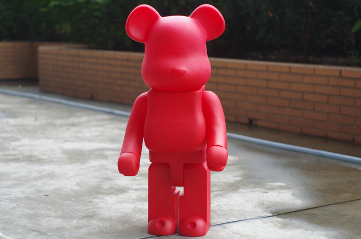 Игрушка BEARBRICK 1000% Red Bear "Red" фото № 4