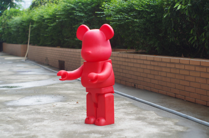 Игрушка BEARBRICK 1000% Red Bear "Red" фото № 5