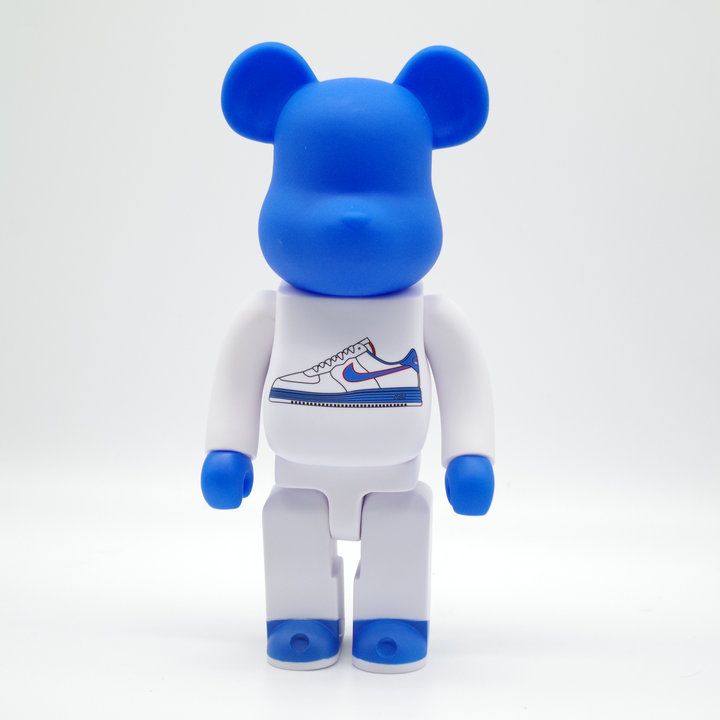 Игрушка BEARBRICK 400% Lunar Force 1 "White/Blue" фото № 2