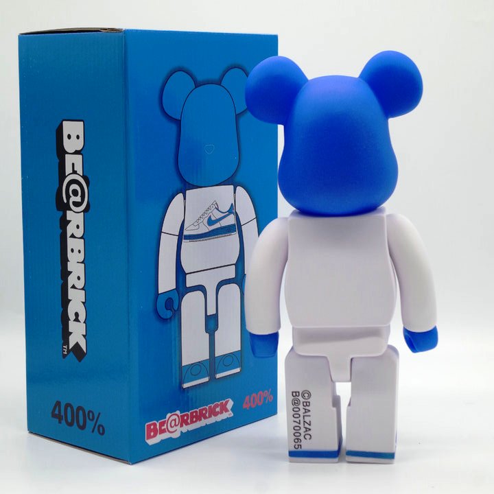 Игрушка BEARBRICK 400% Lunar Force 1 "White/Blue" фото № 3