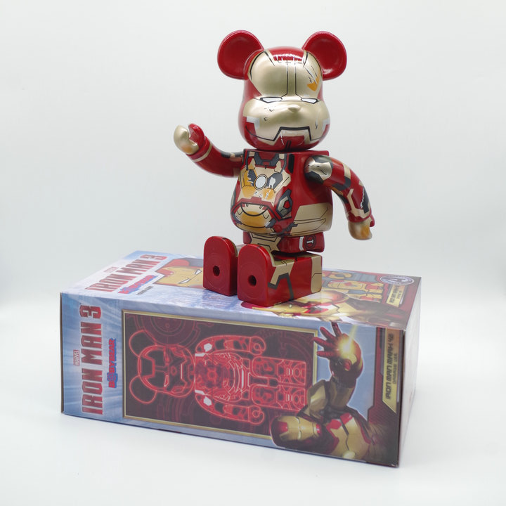 Игрушка BEARBRICK 400% Iron Man Marvel "Red/Gold" фото № 5