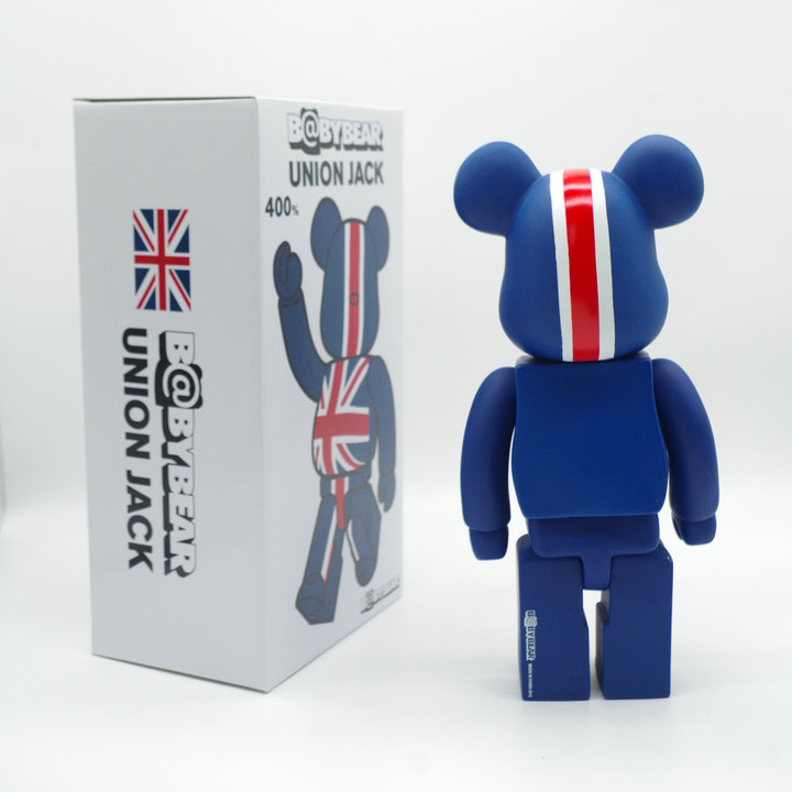 Игрушка BEARBRICK 400% UK Flag "Blue" фото № 3