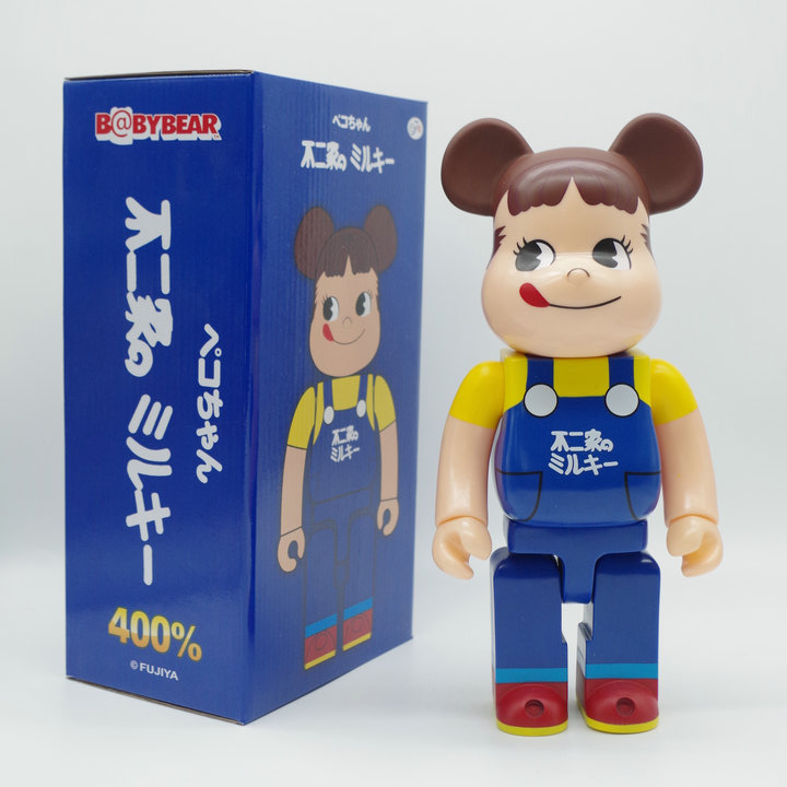 Игрушка BEARBRICK 400% Milky 65 "Blue" фото № 4