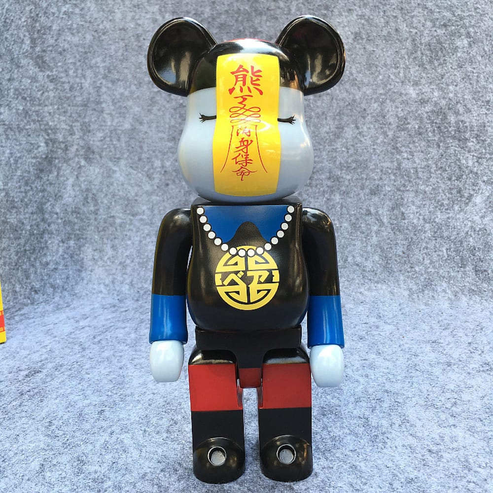 Игрушка BEARBRICK 400% Chinese Zombie "Black/Blue" фото № 2
