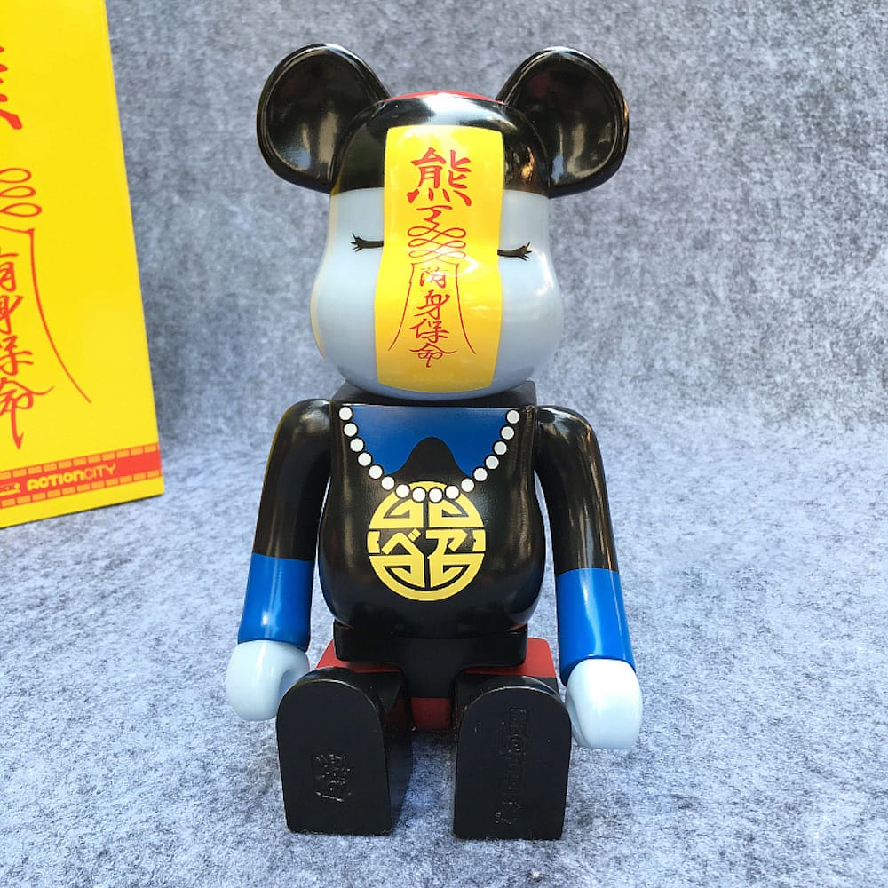 Игрушка BEARBRICK 400% Chinese Zombie "Black/Blue" фото № 3