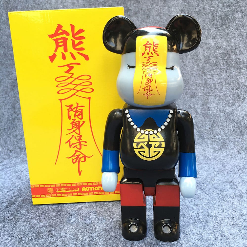 Игрушка BEARBRICK 400% Chinese Zombie "Black/Blue" фото № 5