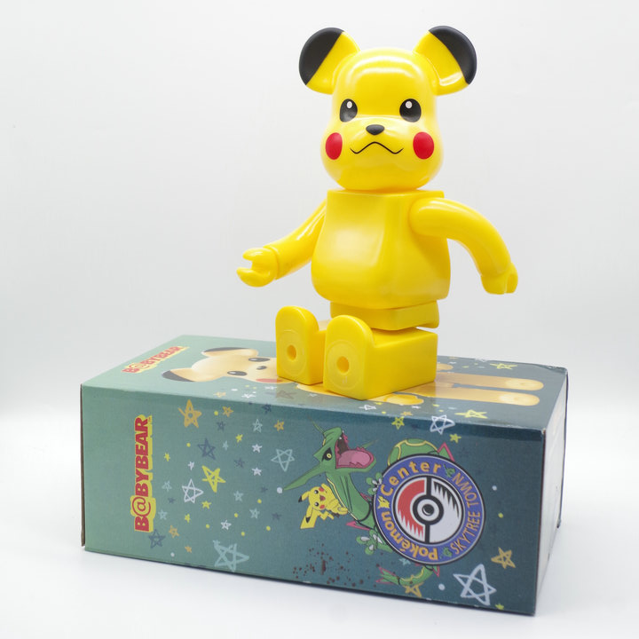 Игрушка BEARBRICK 400% Pikachu "Yellow" фото № 4