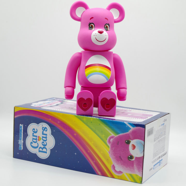 Игрушка BEARBRICK 400% Cheer Bear "Pink" фото № 2