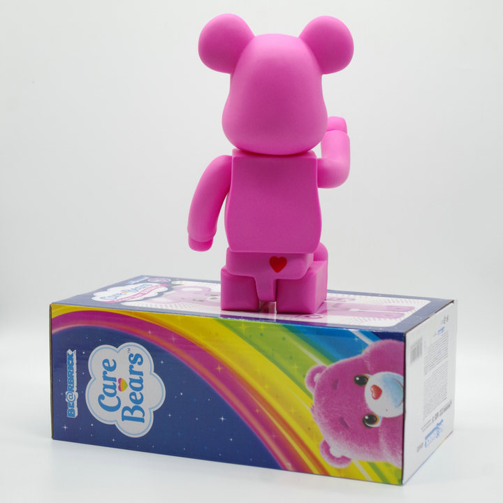 Игрушка BEARBRICK 400% Cheer Bear "Pink" фото № 5