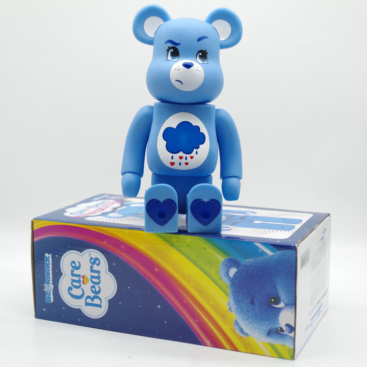 Игрушка BEARBRICK 400% Grumpy Bear "Blue" фото № 2
