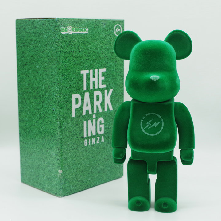 Игрушка BEARBRICK 400% Fragment Design The Park "Green" фото № 2