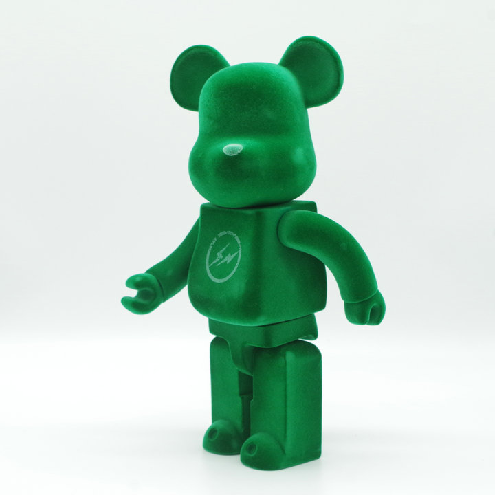 Игрушка BEARBRICK 400% Fragment Design The Park "Green" фото № 6