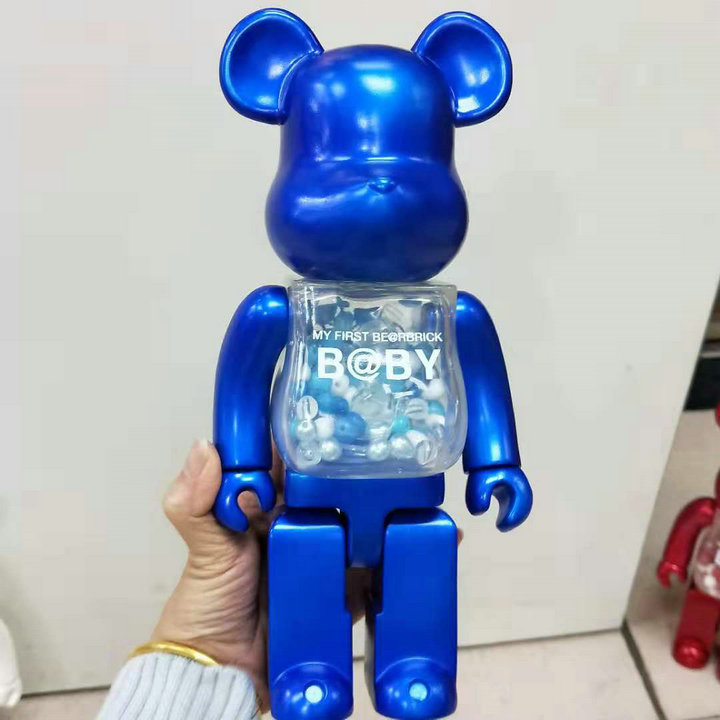 Игрушка BEARBRICK 400% My First Colette "Blue" фото № 2